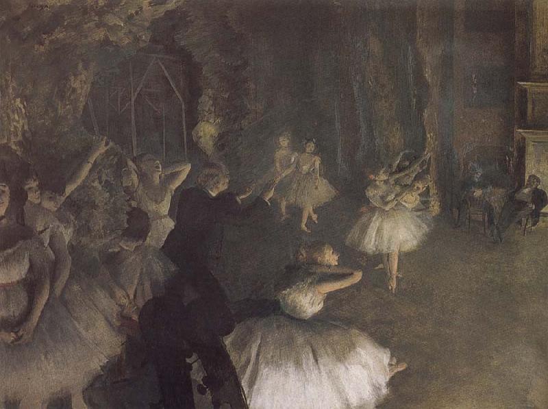 Edgar Degas Rehearsal oil painting picture